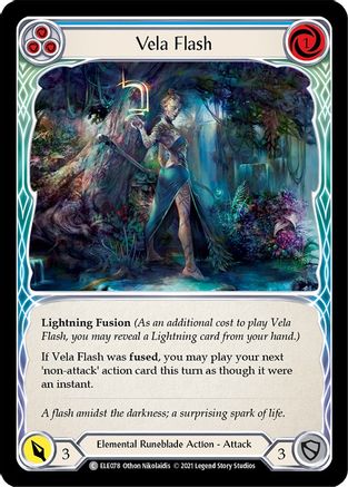 Vela Flash (Blue) [U-ELE078] Unlimited Normal Flesh And Blood Single Flesh And Blood   