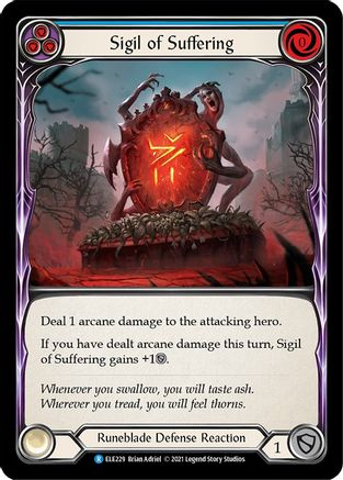 Sigil of Suffering (Blue) [U-ELE229] Unlimited Normal Flesh And Blood Single Flesh And Blood   