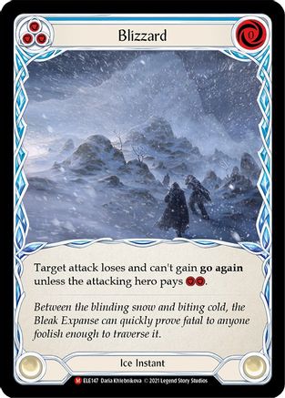 Blizzard [ELE147] (Tales of Aria)  1st Edition Normal Flesh And Blood Single Flesh And Blood   