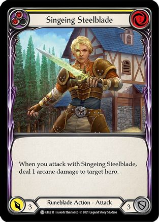 Singeing Steelblade (Yellow) [U-ELE231] Unlimited Normal Flesh And Blood Single Flesh And Blood   