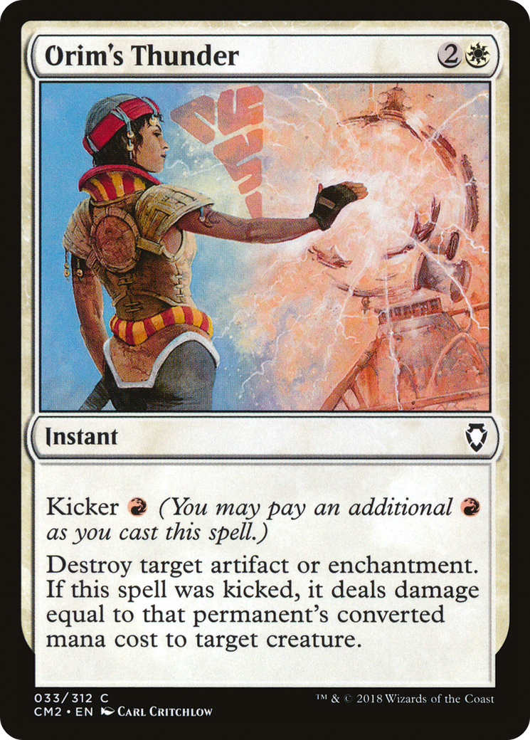 Orim's Thunder (CM2-033) [Commander Anthology Volume II] MTG Single Wizards of the Coast