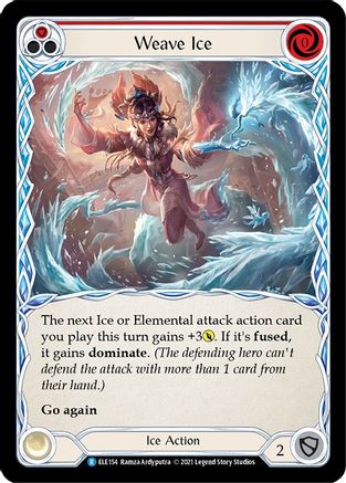 Weave Ice (Red) [U-ELE154] Unlimited Normal Flesh And Blood Single Flesh And Blood   