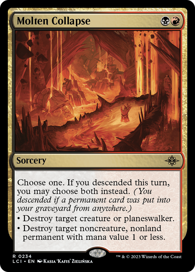 Molten Collapse (LCI-234) [The Lost Caverns of Ixalan] Foil MTG Single Wizards of the Coast