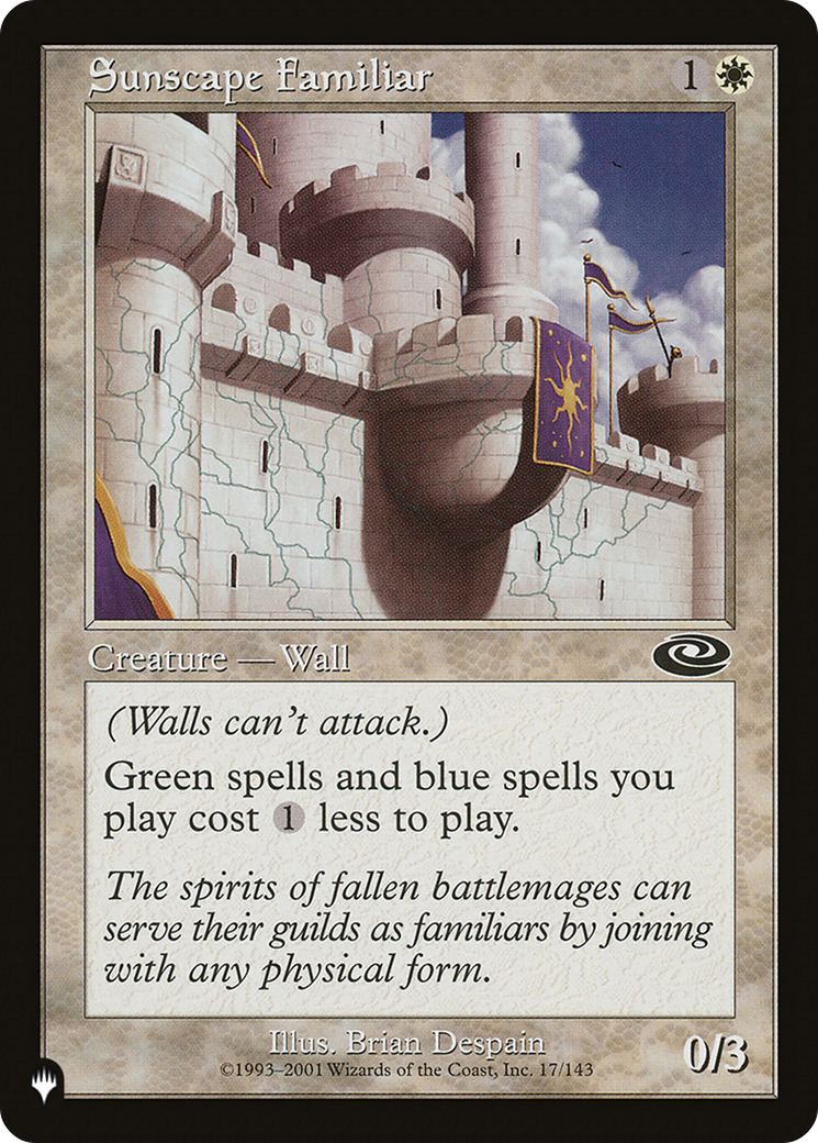 Sunscape Familiar (LIST-17/143) [Mystery Booster] The List MTG Single Wizards of the Coast
