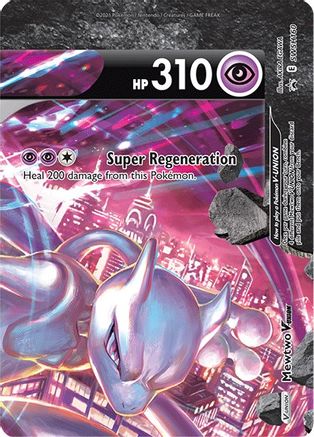 Mewtwo V-UNION - SWSH160 (SWSH160/307) Holofoil [Promos: SWSH Promo Cards] Pokemon Single Pokémon