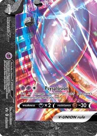 Mewtwo V-UNION - SWSH161 (/307) Holofoil [Promos: SWSH Promo Cards] Pokemon Single Pokémon