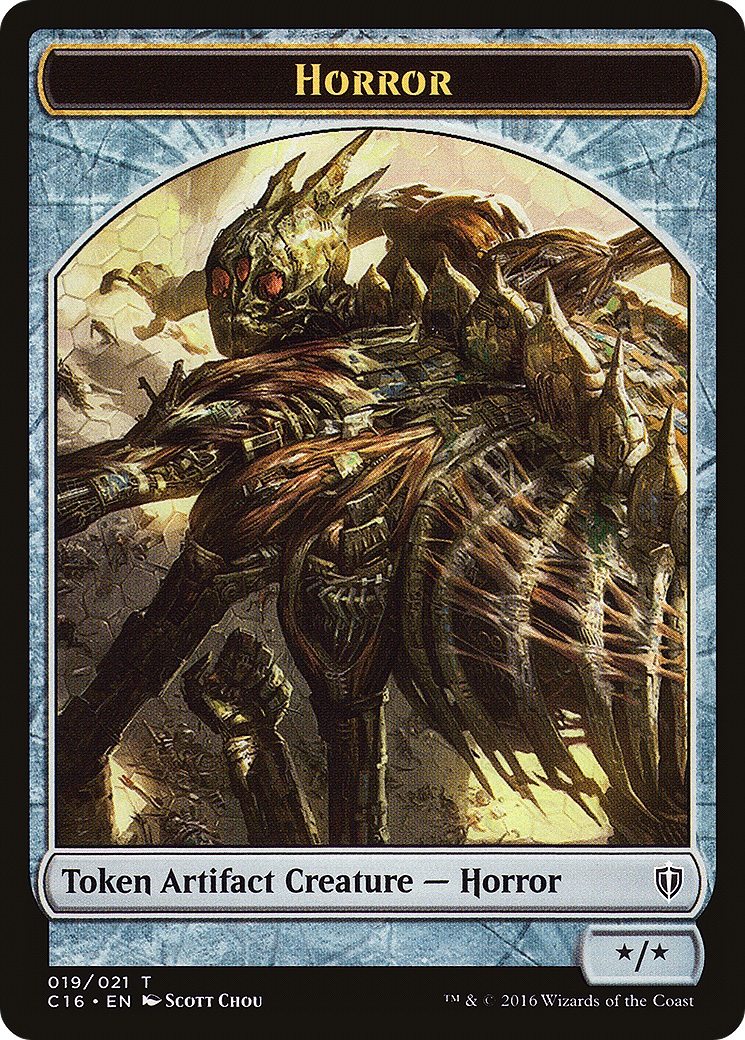 Horror (C16-019) [Tokens] Commander 2016 Tokens MTG Single Wizards of the Coast