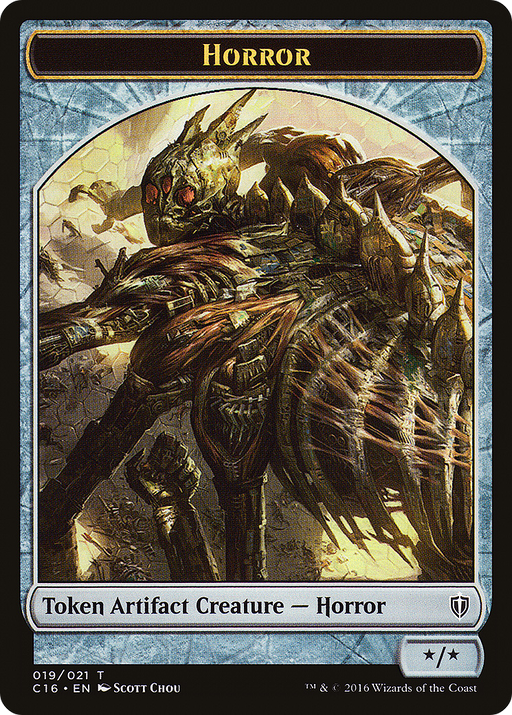 Horror (C16-019) [Tokens] Commander 2016 Tokens MTG Single Wizards of the Coast