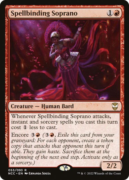 Spellbinding Soprano (NCC-053) [New Capenna Commander] MTG Single Wizards of the Coast