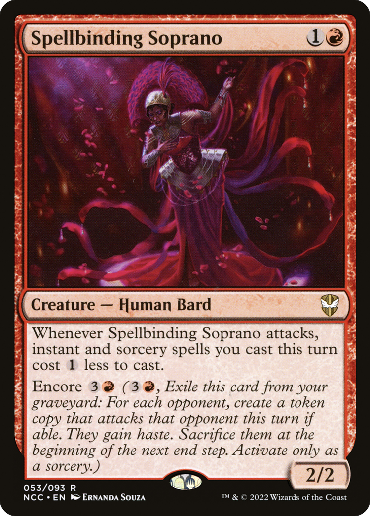 Spellbinding Soprano (NCC-053) [New Capenna Commander] MTG Single Wizards of the Coast