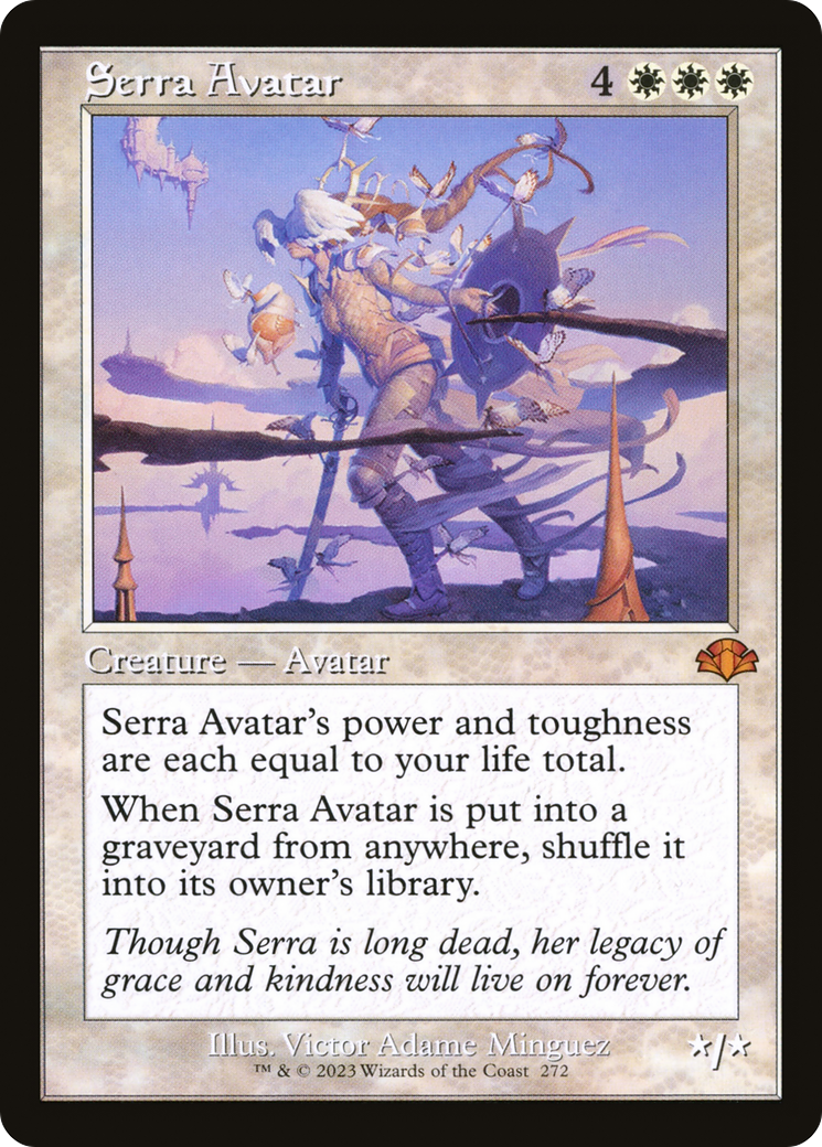 Serra Avatar (DMR-272) [Dominaria Remastered] MTG Single Wizards of the Coast