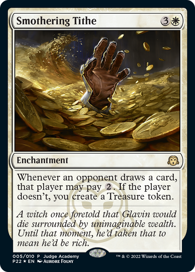 Smothering Tithe (JDG-005) [Misc] Judge Gift Cards 2022 Foil MTG Single Wizards of the Coast