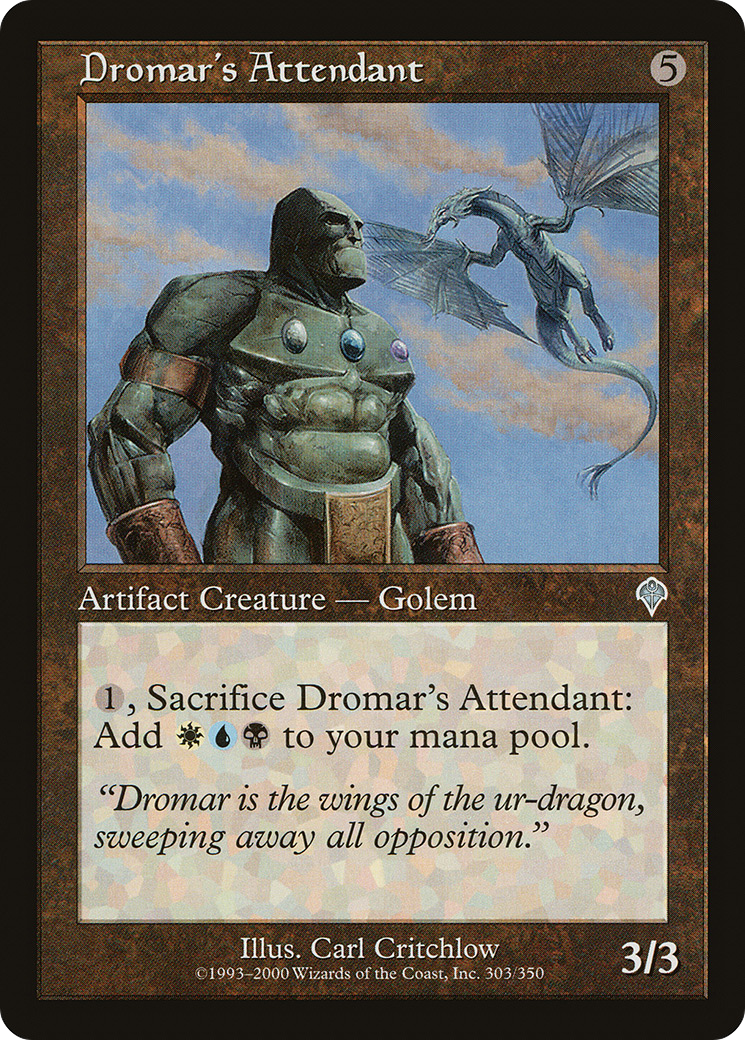 Dromar's Attendant (INV-303) [Invasion] Foil MTG Single Wizards of the Coast