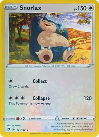 Snorlax - 141/192 (Cosmos Holo) Holofoil [Misc: Cards & Products] Pokemon Single Pokémon