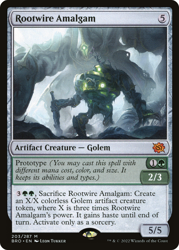 Rootwire Amalgam (BRO-203) [The Brothers' War] MTG Single Wizards of the Coast