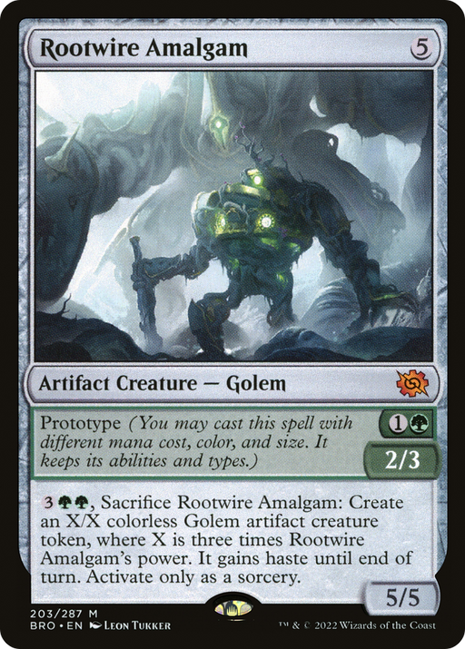 Rootwire Amalgam (BRO-203) [The Brothers' War] MTG Single Wizards of the Coast