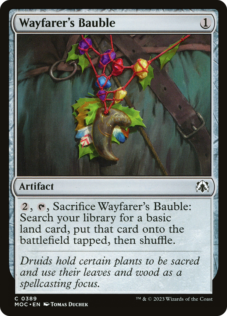 Wayfarer's Bauble (MOC-389) [March of the Machine Commander] MTG Single Wizards of the Coast