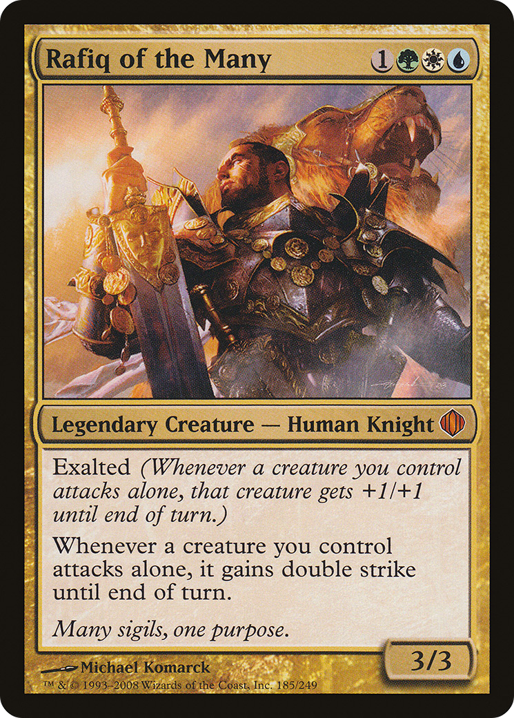 Rafiq of the Many (ALA-185) [Shards of Alara] MTG Single Wizards of the Coast