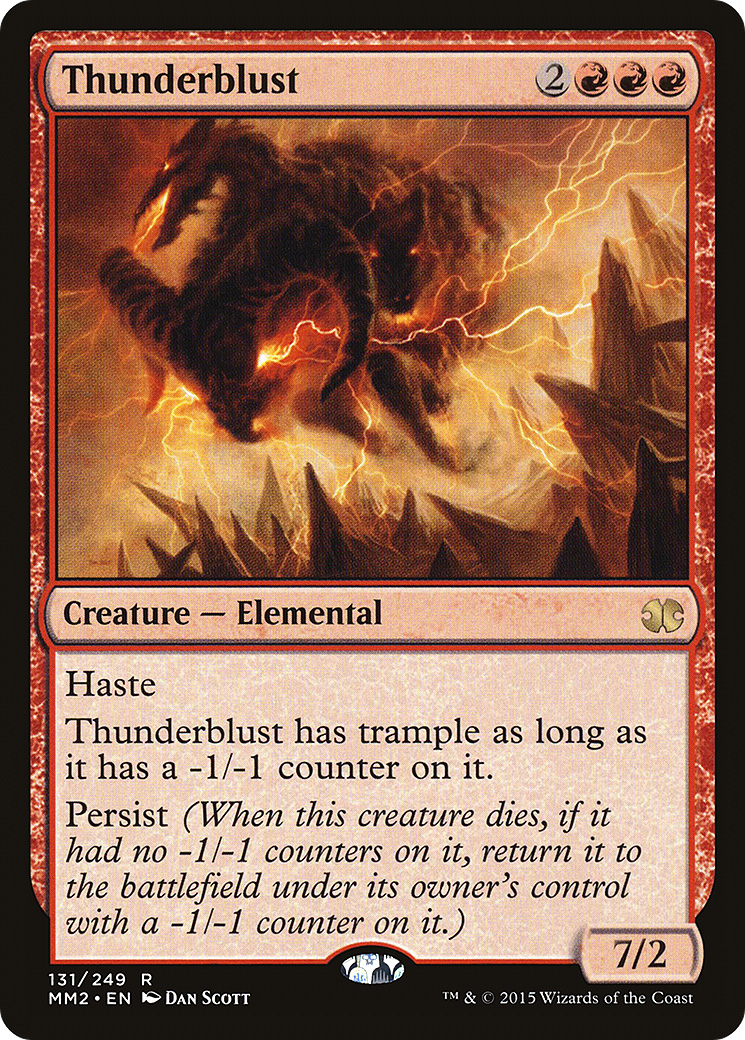 Thunderblust (MM2-131) [Modern Masters 2015] MTG Single Modern Masters 2015