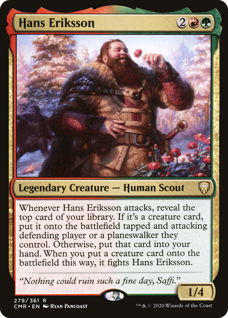Hans Eriksson (CMR-279) [Commander Legends] MTG Single Wizards of the Coast