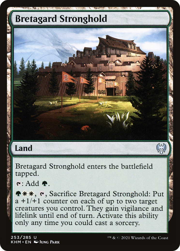 Bretagard Stronghold (KHM-253) [Kaldheim] Foil MTG Single Wizards of the Coast