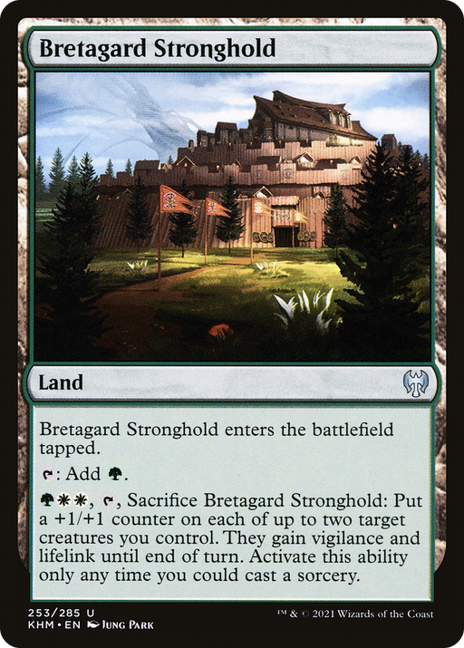 Bretagard Stronghold (KHM-253) [Kaldheim] MTG Single Wizards of the Coast