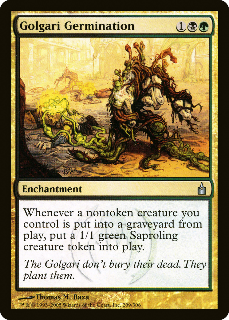 Golgari Germination (RAV-209) [Ravnica: City of Guilds] Foil MTG Single Wizards of the Coast