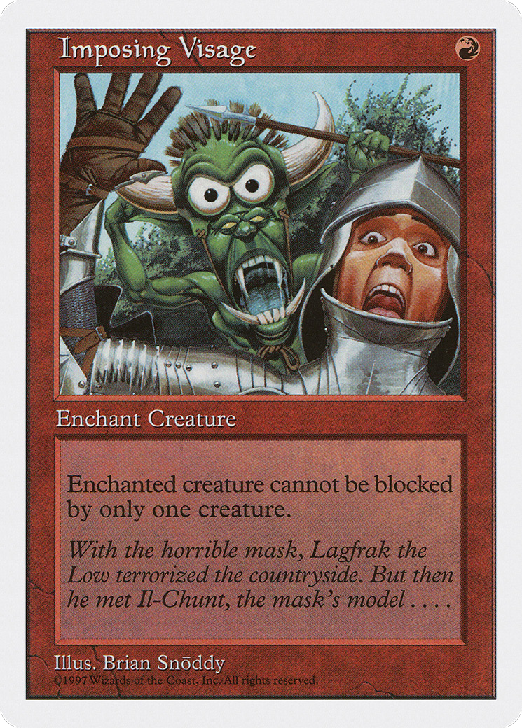 Imposing Visage (5ED-) [Fifth Edition] MTG Single Wizards of the Coast