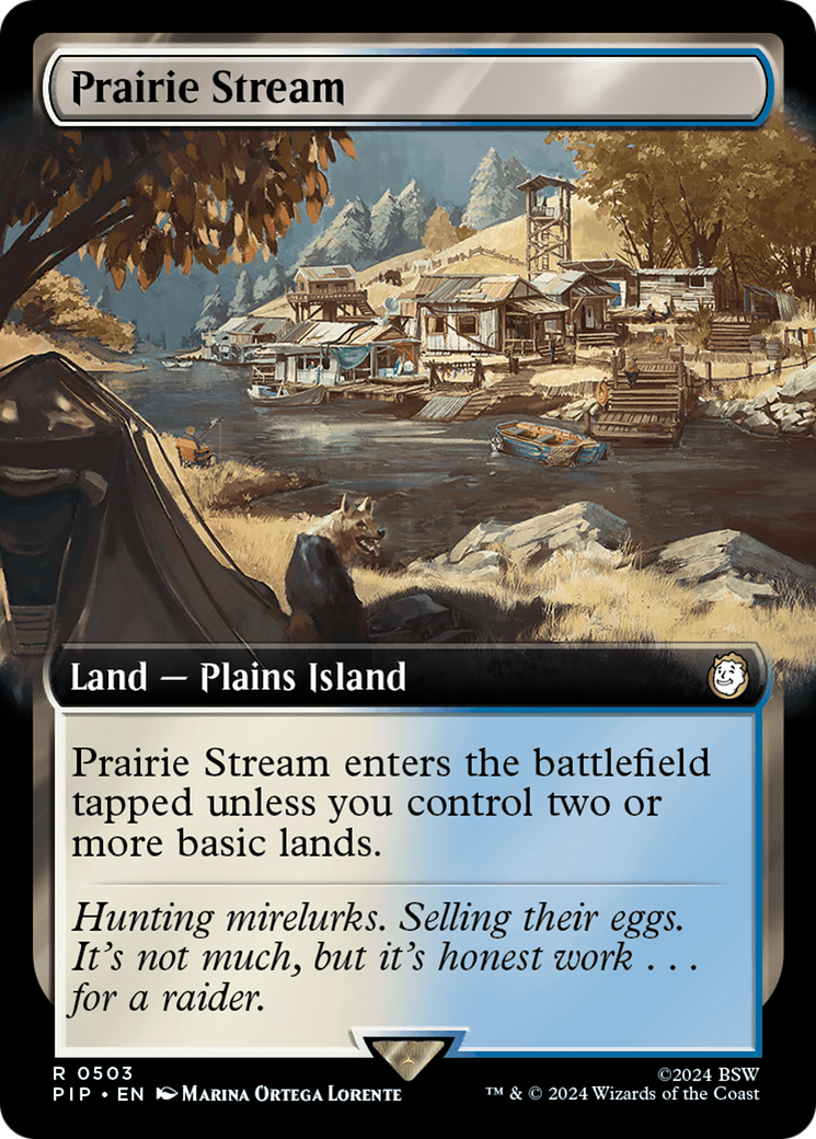 Prairie Stream (PIP-503) [Fallout] (Extended Art) MTG Single Wizards of the Coast
