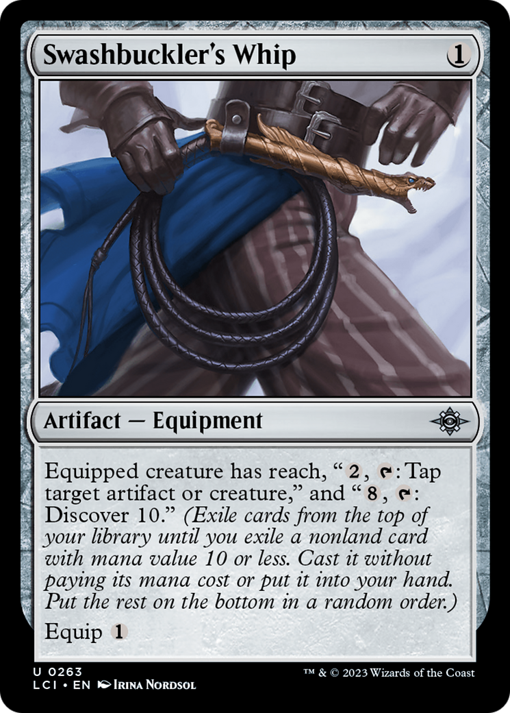 Swashbuckler's Whip (LCI-263) [The Lost Caverns of Ixalan] Foil MTG Single Wizards of the Coast