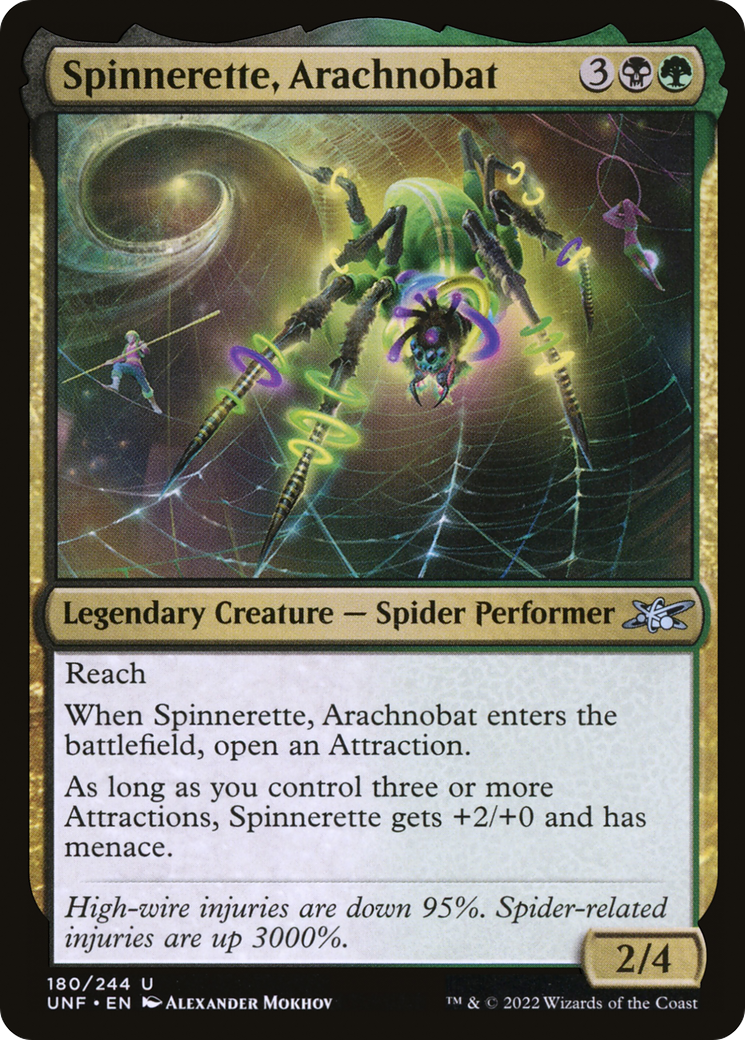 Spinnerette, Arachnobat (UNF-180) [Unfinity] MTG Single Wizards of the Coast