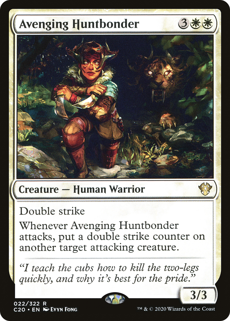 Avenging Huntbonder (C20-022) [Commander 2020] MTG Single Wizards of the Coast