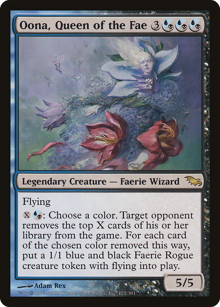 Oona, Queen of the Fae (SHM-172) [Shadowmoor] Foil MTG Single Wizards of the Coast