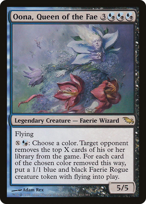 Oona, Queen of the Fae (SHM-172) [Shadowmoor] Foil MTG Single Wizards of the Coast