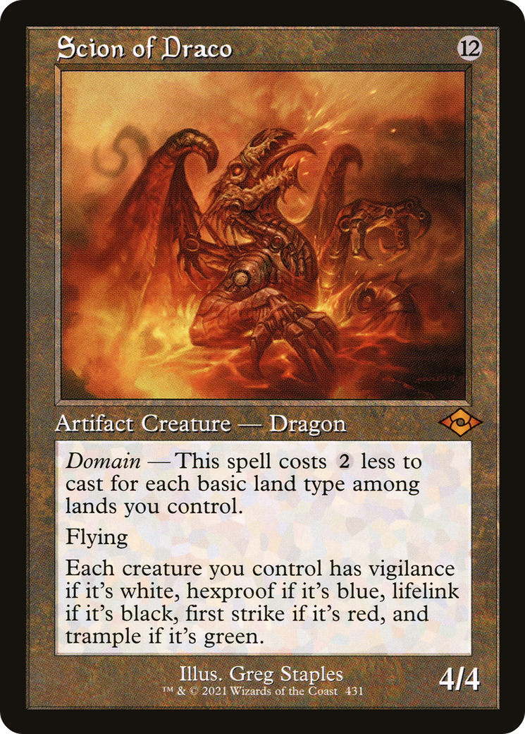 Scion of Draco (MH2-431) [Modern Horizons 2] Foil MTG Single Wizards of the Coast