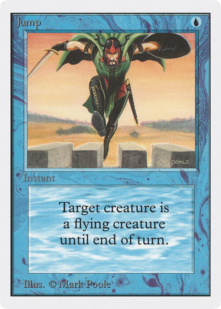 Jump (2ED-061) [Oldschool] Unlimited Edition MTG Single Wizards of the Coast