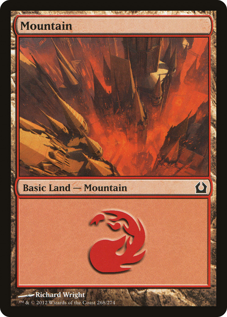 Mountain (RTR-268) [Return to Ravnica] Foil MTG Single Wizards of the Coast