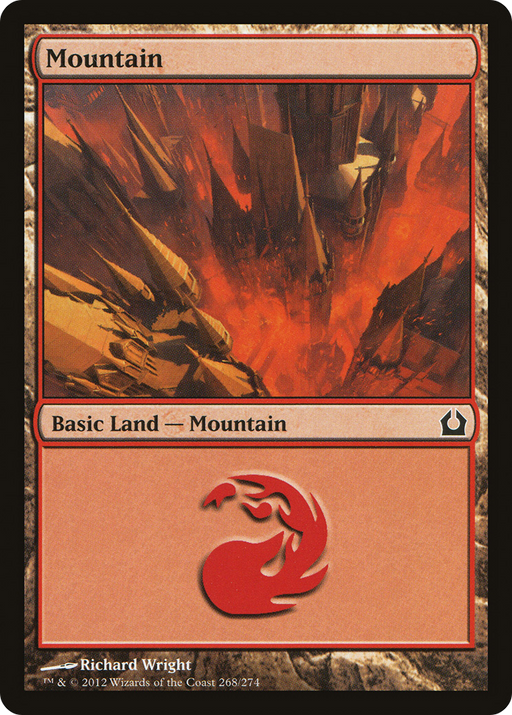 Mountain (RTR-268) [Return to Ravnica] Foil MTG Single Wizards of the Coast
