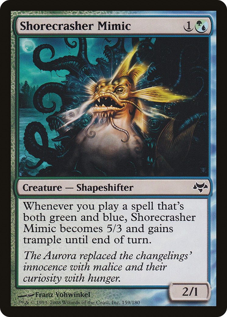 Shorecrasher Mimic (EVE-159) [Eventide] Foil MTG Single Wizards of the Coast