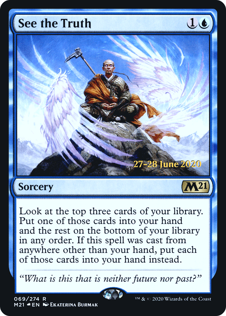 See the Truth (PRE-069) [Core Set 2021 Promos] Foil MTG Single Wizards of the Coast