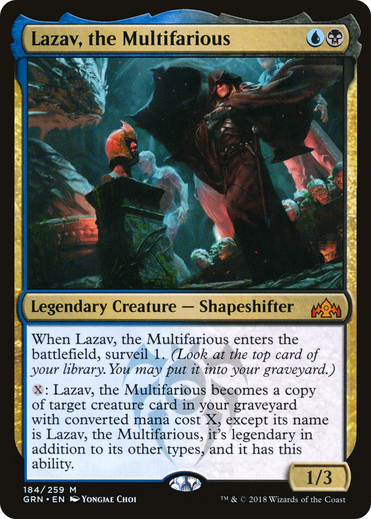 Lazav, the Multifarious (GRN-184) [Guilds of Ravnica] Foil MTG Single Wizards of the Coast