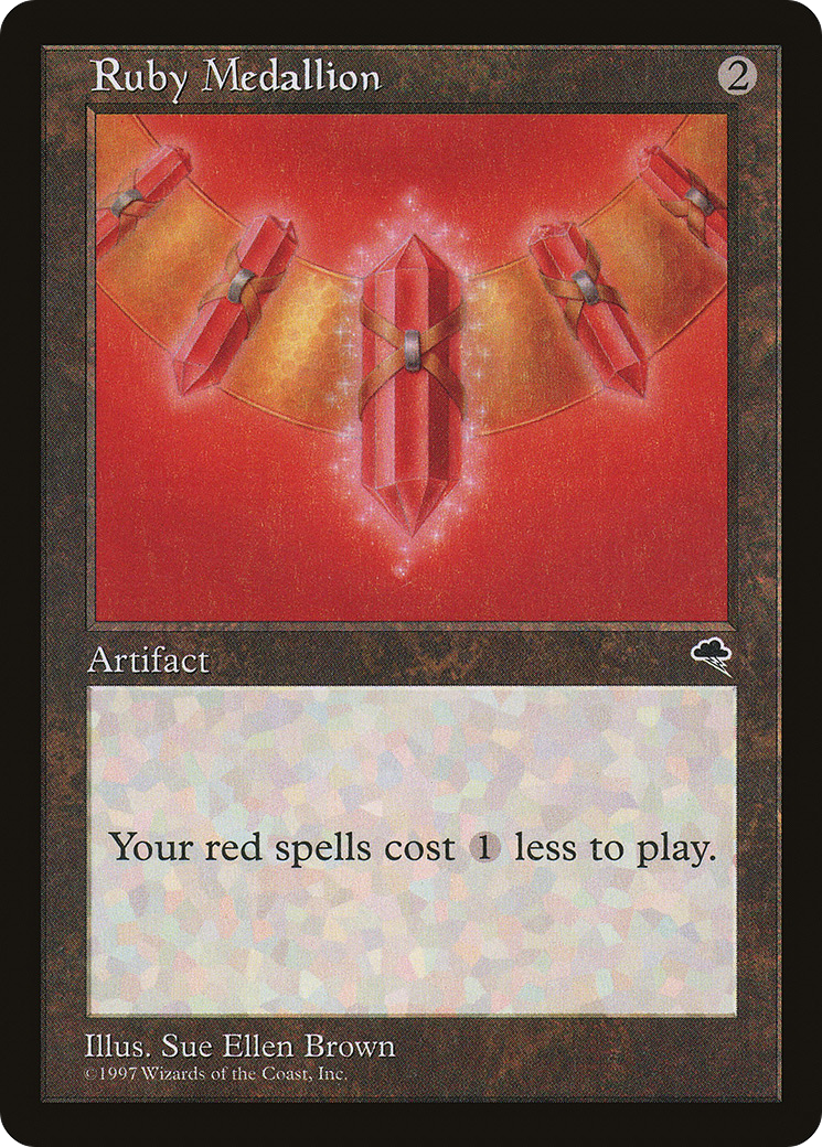 Ruby Medallion (TMP-305) [Tempest] MTG Single Wizards of the Coast