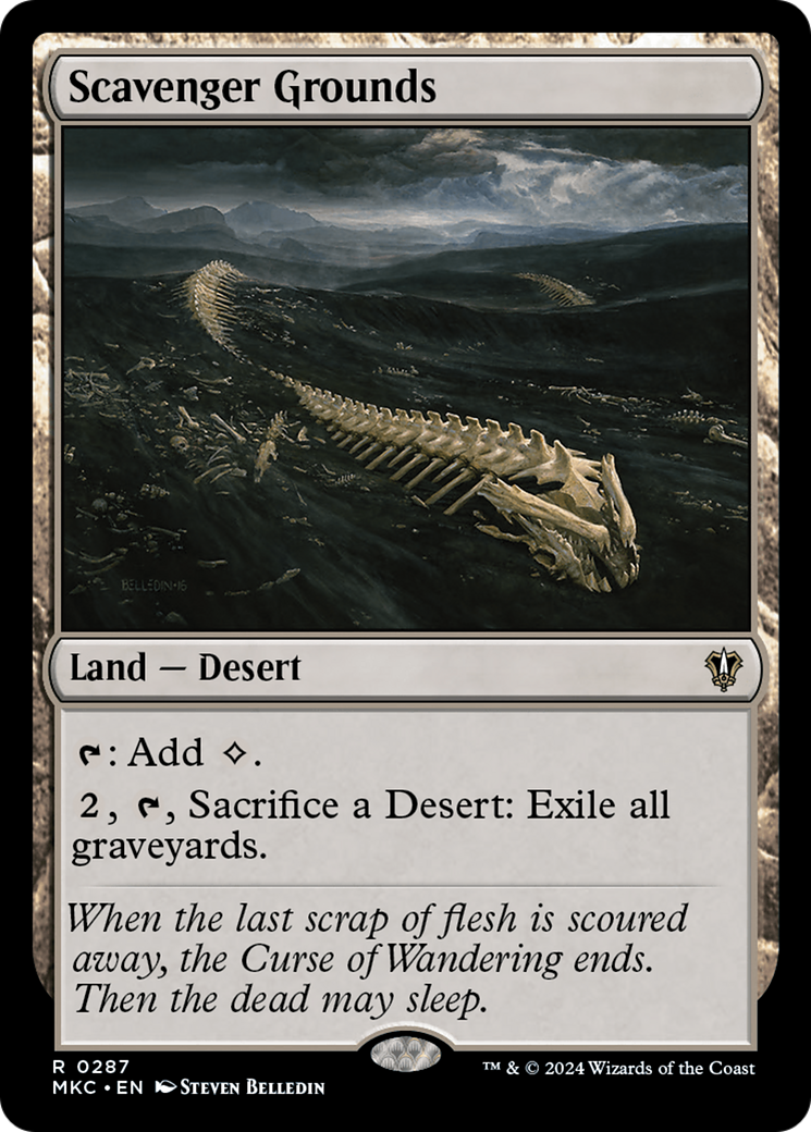 Scavenger Grounds (MKC-287) [Murders at Karlov Manor Commander] MTG Single Wizards of the Coast