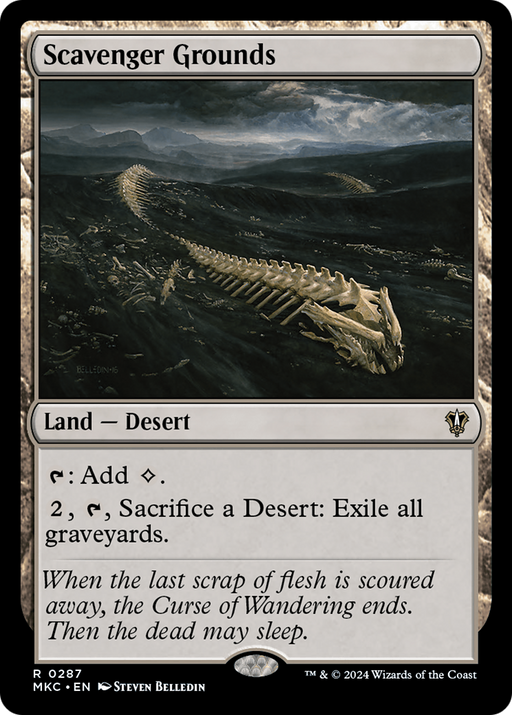 Scavenger Grounds (MKC-287) [Murders at Karlov Manor Commander] MTG Single Wizards of the Coast