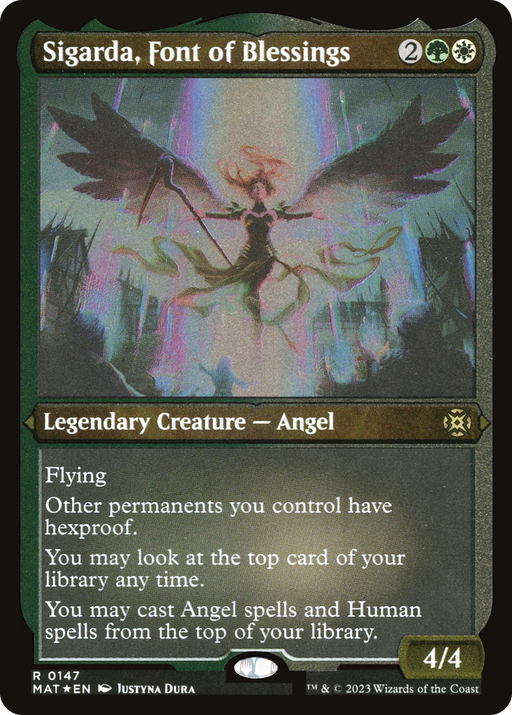 Sigarda, Font of Blessings (MAT-147) [March of the Machine: The Aftermath] Etched Foil MTG Single Wizards of the Coast