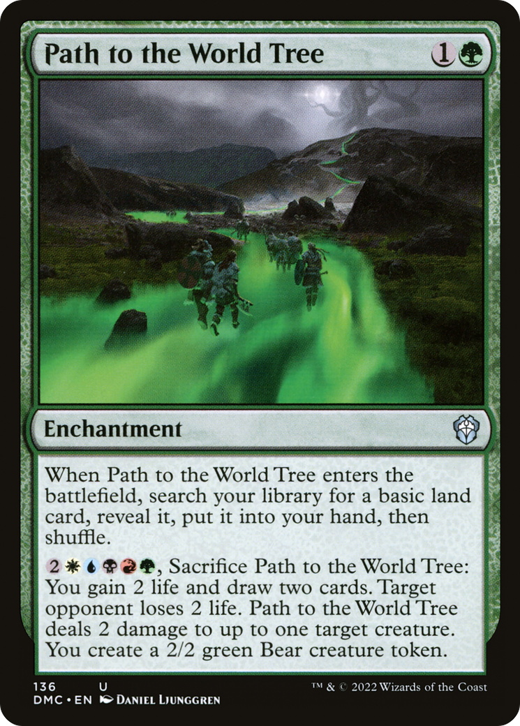 Path to the World Tree (DMC-136) [Dominaria United Commander] MTG Single Wizards of the Coast