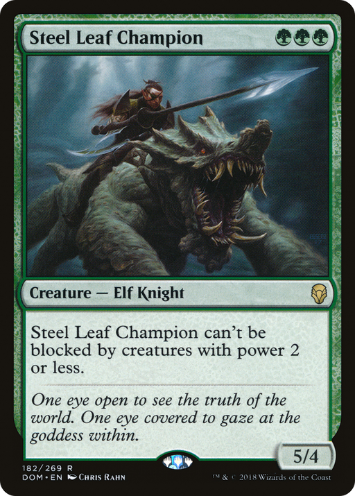 Steel Leaf Champion (DOM-182) [Dominaria] MTG Single Wizards of the Coast