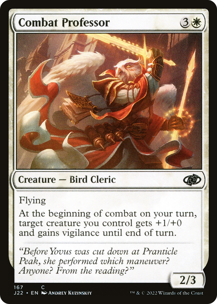 Combat Professor (J22-167) [Jumpstart 2022] MTG Single Wizards of the Coast