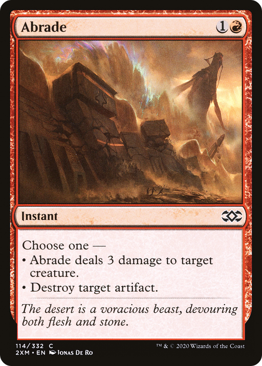 Abrade (2XM-114) [Double Masters] MTG Single Wizards of the Coast