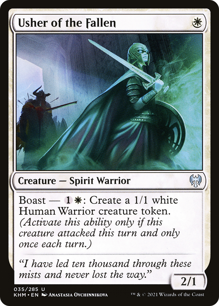 Usher of the Fallen (KHM-035) [Kaldheim] Foil MTG Single Wizards of the Coast
